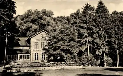 Ak Schwaan in Mecklenburg, Lindenbruch, Restaurant