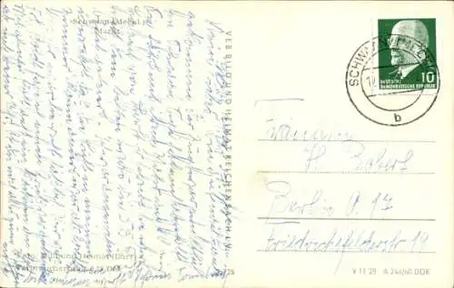 Ak Schwaan in Mecklenburg, Markt