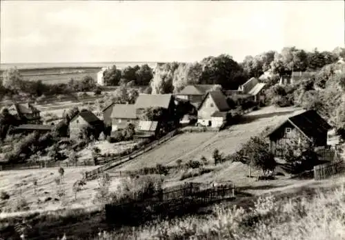 Ak Wickersdorf Saalfelder Höhe Saalfeld an der Saale Thüringen, Schöne ländliche Häuser, stimmung