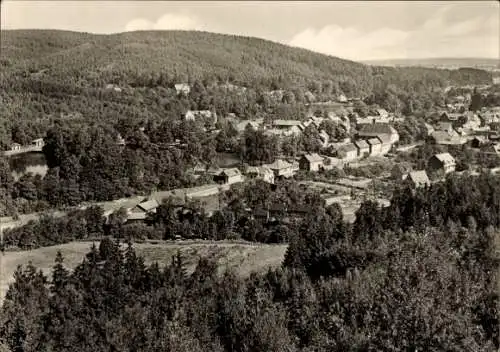 Ak Georgenthal in Thüringen, Panoramablick, Landschaftsaufnahme, Gebäude, Wald, 