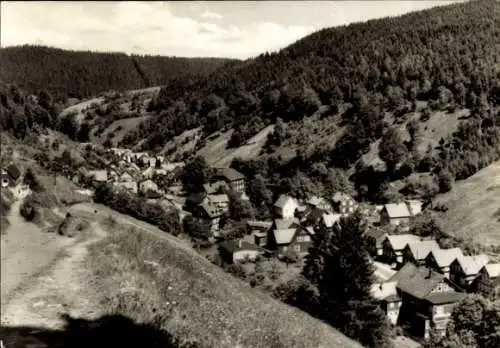 Ak Oelze Katzhütte im Schwarzatal, Panorama