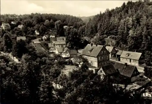 Ak Kurort Hartha Hintergersdorf Tharandt im Erzgebirge, Schöne Landschaft, Häuser, Wälder, Blick 
