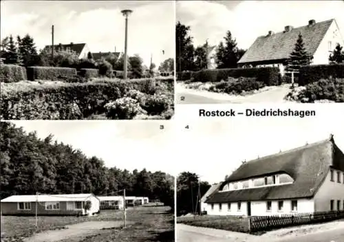 Ak Diedrichshagen Rostock, Stolteraweg, Kinderferienlager KG Rostock Stadt, Ferienheim Onkel Bräsig
