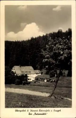 Ak Oberpöbel Dippoldiswalde Sachsen, Putzmühle