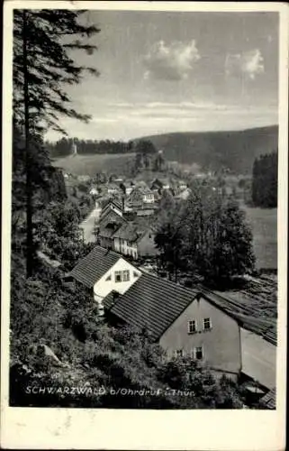 Ak Schwarzwald Luisenthal im Thüringer Wald, Gesamtansicht
