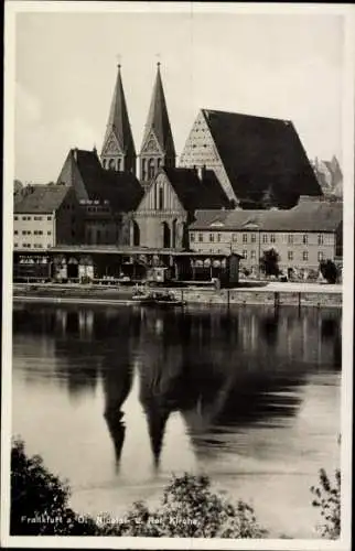 Ak Frankfurt an der Oder, Nicolaikirche, Reformierte Kirche