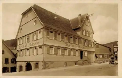 Ak Alpirsbach im Schwarzwald, Gasthof zum Rössle, Inh. Wilh. Beilharz
