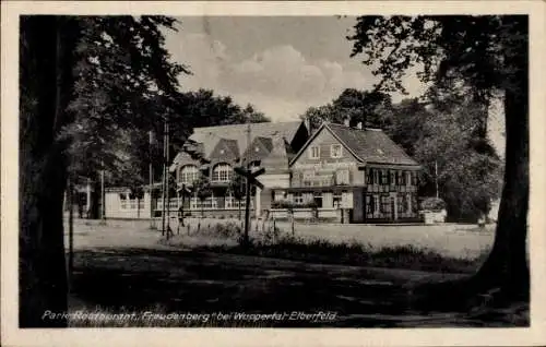 Ak Elberfeld Wuppertal, Park Restaurant Freudenberg, Inh. Andreas Hermann