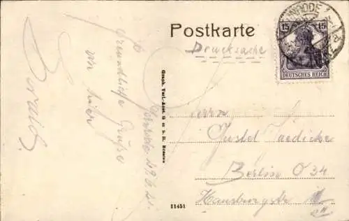 Ak Gernrode Quedlinburg im Harz, Spittelteich, St. Cyriaki-Kirche