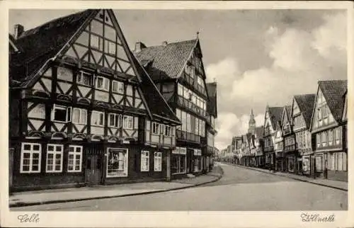 Ak Celle, Partie an der Zöllnerstraße, Fachwerk