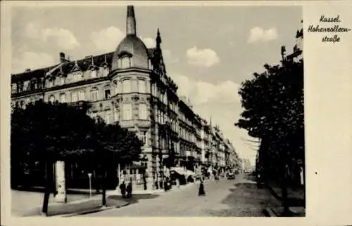 Ak Kassel in Hessen, Hohenzollernstraße,  Architektur, Straßenansicht