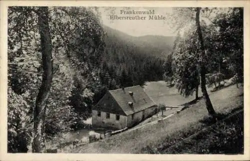 Ak Köstenberg Presseck in Oberfranken, Elbersreuther Mühle, Pension Schuberth