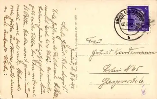 Ak Gmünd in Niederösterreich, Leinsitzbrücke