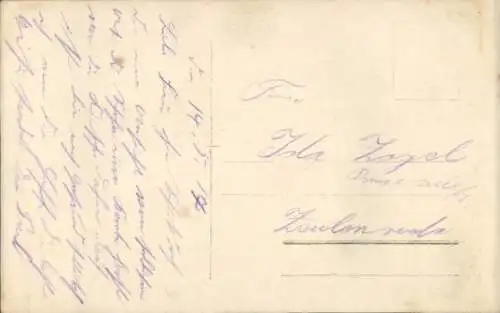 Foto Ak Recelaere Ypres Ypern Westflandern, Straßenpartie