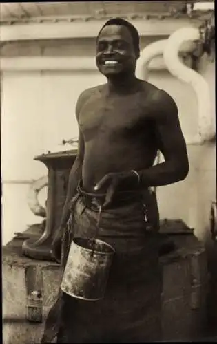 Foto Ak Beira Mosambik, Afrikaner, Eimer