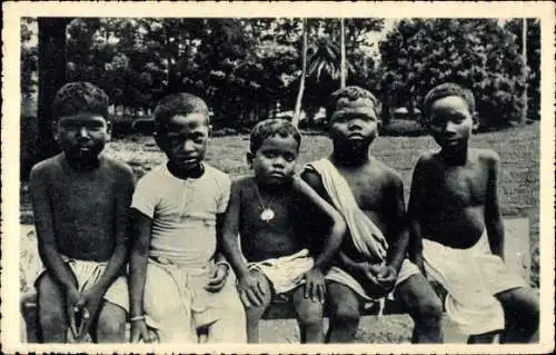 Ak Patna Indien, Kleine Kinder