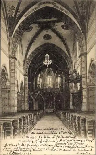 Ak Breisach am Oberrhein, Inneres der Kirche