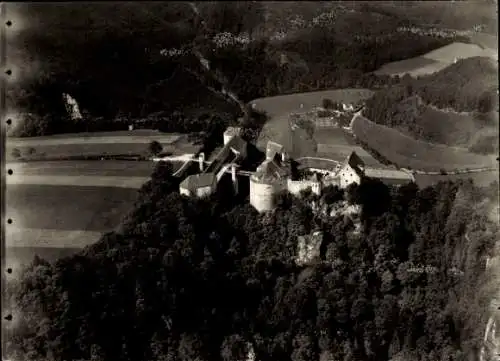 Ak Wildenstein Fichtenau in Württemberg, Schloss Wildenstein, Burg  17km westlich von Sigmaringen