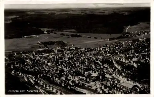 Ak Ebingen Albstadt in Württemberg, Luftaufnahme