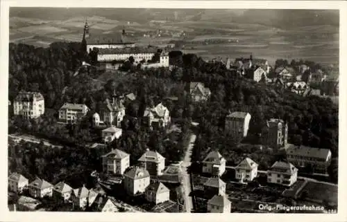 Ak Fulda in Hessen, Kloster Frauenberg, Fliegeraufnahme