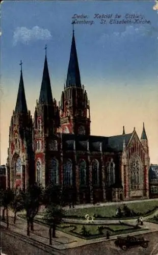 Ak Lwiw Lwów Lemberg Ukraine, St. Elisabeth-Kirche