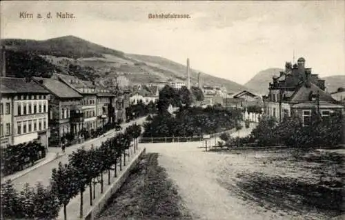Ak Kirn an der Nahe, Bahnhofstraße