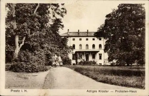 Ak Preetz in Holstein, Adliges Kloster, Probsten-Haus