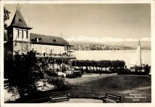 Ak Zürich Stadt Schweiz, Restaurant Casino Zürichhorn
