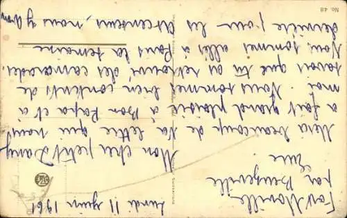 Ak Elefant mit Jungtier