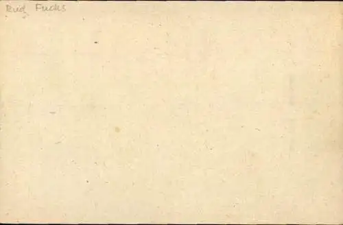 Künstler Ak Fuchs, R., Blaue Augen, Frau, Gemaltes Porträt