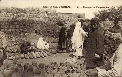 CPA Orient, Fabrique de Gargoulettes