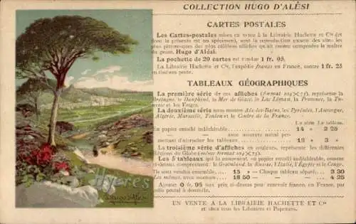 Ak Hyères Var, Sammlung Hugo d'Alesi, Postkarten, 1. Serie: Bretagne, Dauphiné, Mer de Glace, ...