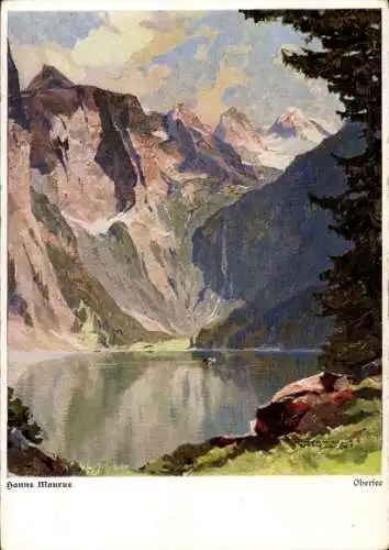Künstler Ak Maurus, Hanns, Obersee