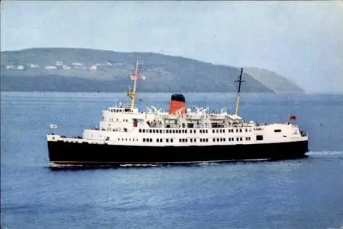 Ak Schiff SS Ben-my-Chree, Fähre Isle of Man Steam Packet Company