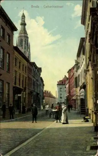 Ak Breda Nordbrabant Niederlande, Catharinastraat