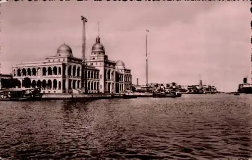Ak Port Said Ägypten, Suez Kanal, Büro der Suez Canal Company,  Architektur