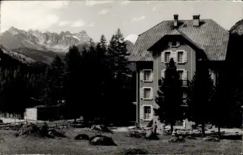 Ak Champex Lac Orsieres Kanton Wallis Schweiz, Hotel Suisse, Dents du Midi, Berge, Wald, 