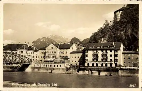 Ak Kufstein in Tirol, Teilansicht, Quracher Löchl