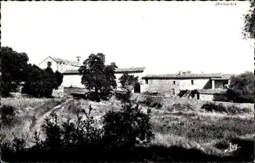 Ak Ganagobie Alpes de Haute Provence, Teilansicht