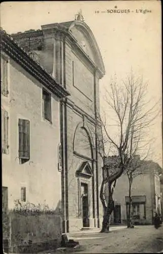 CPA Sorgues Vaucluse, Eglise