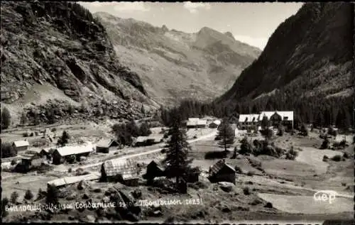 Ak Condamine Châtelard Alpes de Haute Provence, Fort de Tournoux, Berglandschaft, Gebirgsdorf, Hü