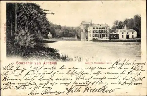 Ak Roosendaal Nordbrabant Niederlande, Kastell Rosendael