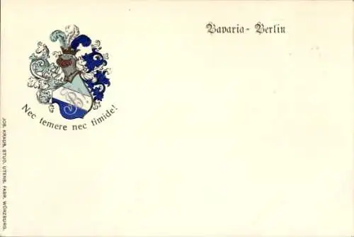 Studentika Ak Berlin, Corps Bavaria, Wappen