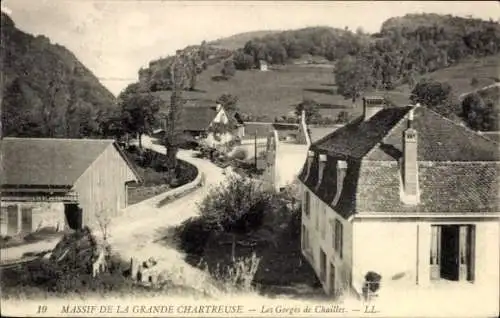 Ak Miribel-les-Échelles Isère, Gorges de Chailles