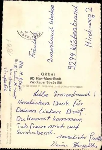 Ak Ketzür Butzow im Havelland, Kirchturm