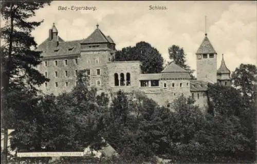 Ak Elgersburg Thüringen, Partie am Schloß, Umgebung