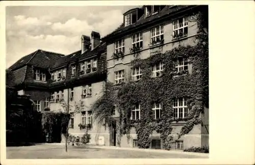 Ak Plötzky Schönebeck an der Elbe, Gebäude