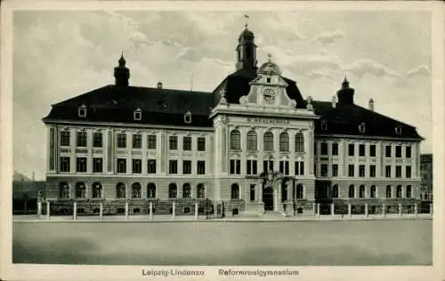 Ak Lindenau Leipzig in Sachsen, Reformrealgymnasium