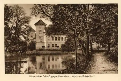 Klapp Ak 3 -fach Rheinsberg in der Mark, Hotel zum Ratskeller