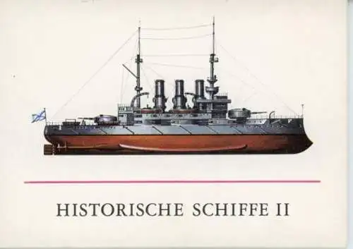 10 Bilder im Umschlag Historische Schiffe II, Planet Verlag Berlin